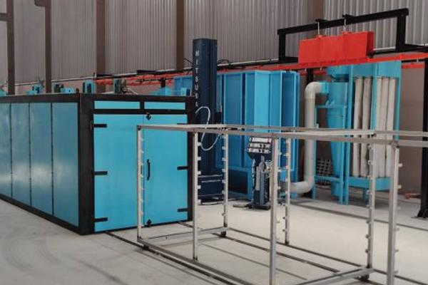 Semi Conveyorised Powder Coating Plant